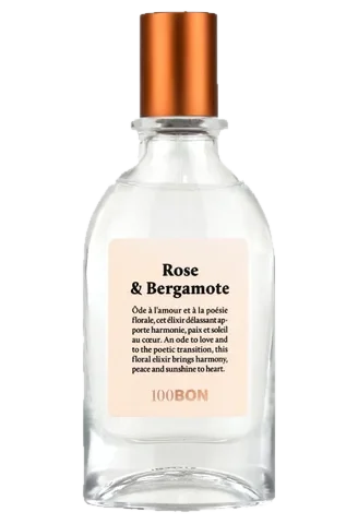 100 Bon Rose & Bergamote perfume bottle