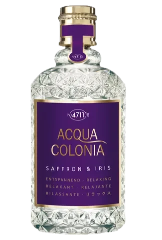 4711 Acqua Colonia Saffron & Iris parfüm şişesi