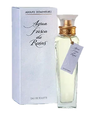 Adolfo Dominguez Agua Fresca de Rosas perfume bottle