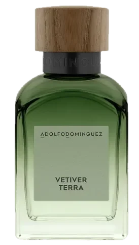 Adolfo Dominguez Vetiver Terra perfume bottle
