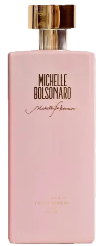 Agustin Fernandez Michelle Bolsonaro perfume bottle