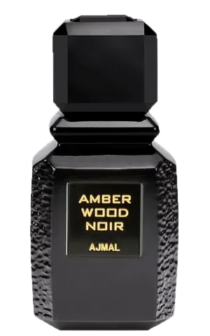 Ajmal Amber Wood Noir perfume bottle