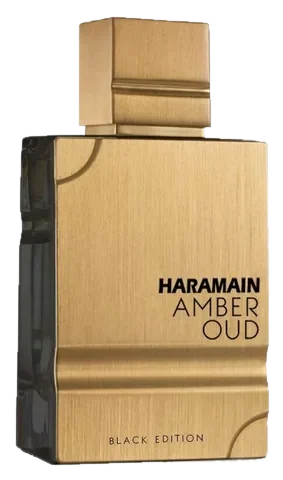 Al Haramain Perfumes Amber Oud Black Edition parfüm şişesi