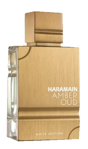 Al Haramain Perfumes Amber Oud White Edition parfüm şişesi