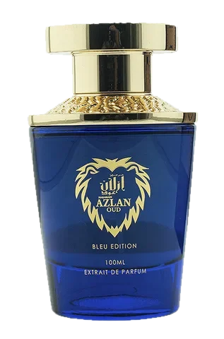 Al Haramain Perfumes Azlan Oud Blue Edition perfume bottle