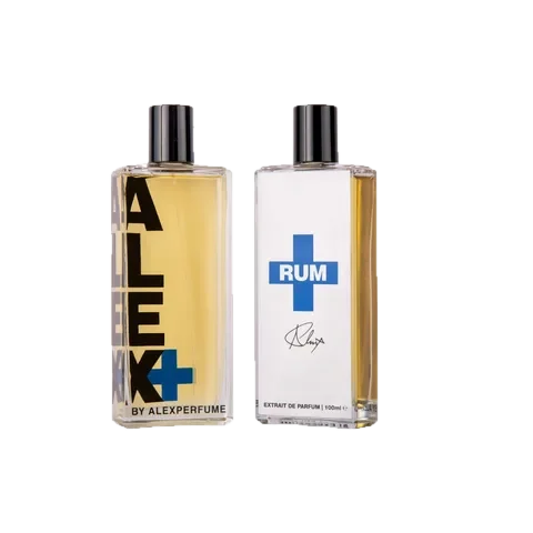 Alex Rum+ + parfüm şişesi