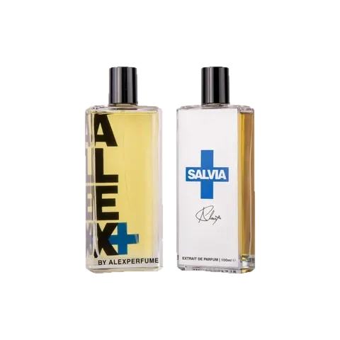 Alex Salvia+ + perfume bottle