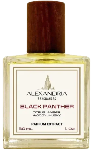 Alexandria Fragrances Black Panther perfume bottle