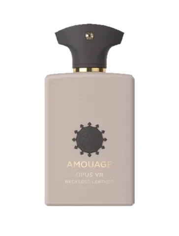 Amouage Opus VII – Reckless Leather parfüm şişesi