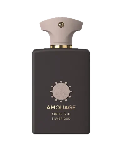 Amouage Opus XIII – Silver Oud perfume bottle