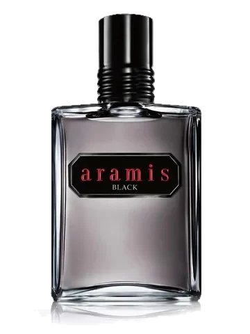 Aramis Black perfume bottle