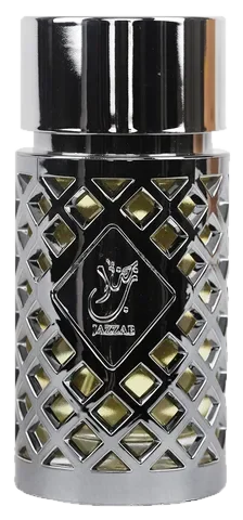Ard Al Zaafaran Jazzab Silver perfume bottle