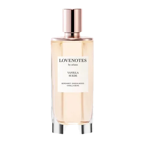 Ariana Grande Vanilla Suede perfume bottle