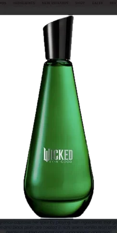 Ariana Grande Wicked For Good – Elphaba Enchanted parfüm şişesi