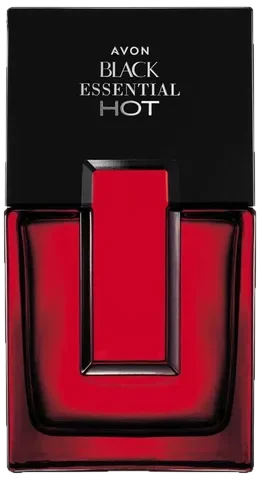 Avon Black Essential Hot perfume bottle