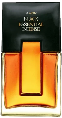 Avon Black Essential Intense perfume bottle
