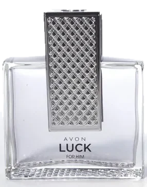 Avon Luck for Him perfume bottle