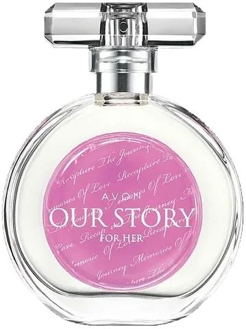 Avon Our Story For Her parfüm şişesi