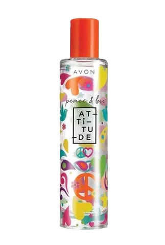 Avon Peace & Love Attitude perfume bottle