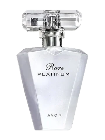 Avon Rare Platinum perfume bottle