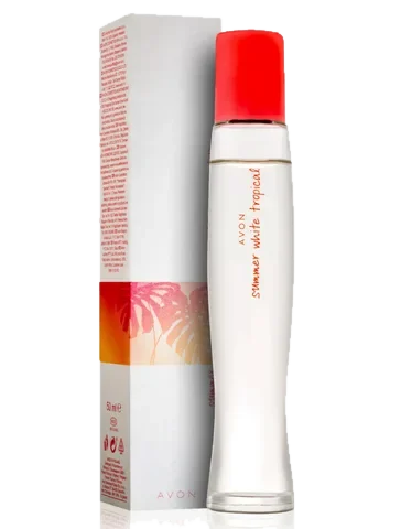 Avon Summer White Tropical perfume bottle