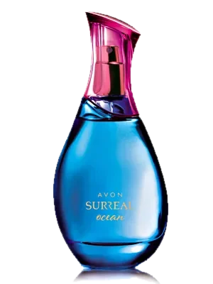 Avon Surreal Ocean perfume bottle
