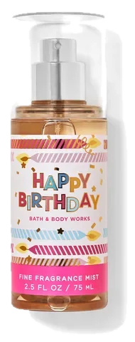 Bath & Body Works Happy Birthday Frosted Vanilla Bath & Body Works parfüm şişesi