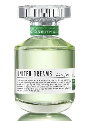 Benetton United Dreams Live Free parfüm şişesi