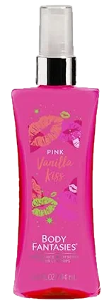 Body Fantasies Pink Vanilla Kiss perfume bottle