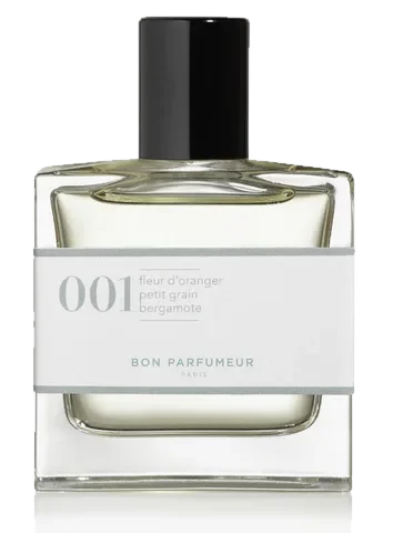 Bon Parfumeur 001 orange blossom, petitgrain, bergamot perfume bottle