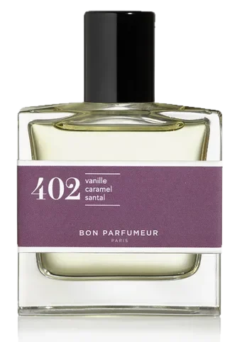 Bon Parfumeur 402 vanilla, toffee, sandalwood perfume bottle