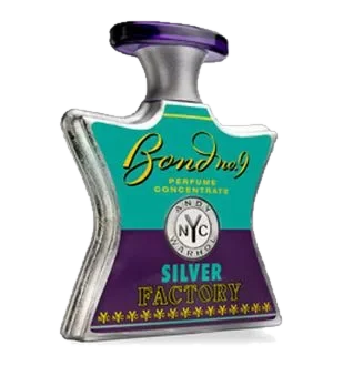 Bond No. 9 Andy Warhol Silver Factory perfume bottle