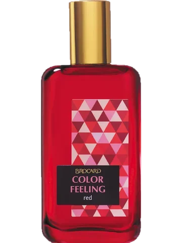 Brocard Color Feeling Red perfume bottle