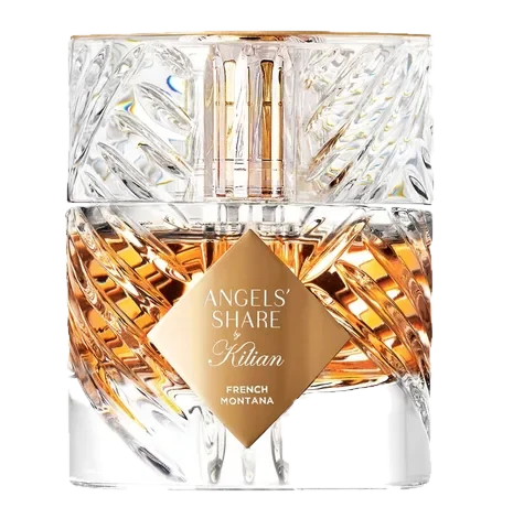 By Kilian Angels' Share x French Montana perfume bottle