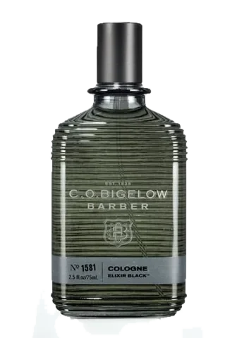 C O Bigelow Barber Cologne Elixir Black C.O.Bigelow perfume bottle