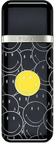 Carolina Herrera 212 VIP Black Smiley perfume bottle
