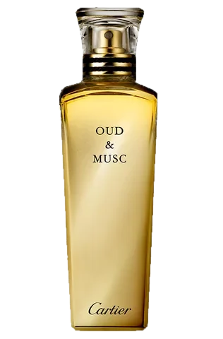 Cartier Oud & Musc parfüm şişesi