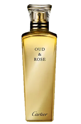 Cartier Oud & Rose parfüm şişesi