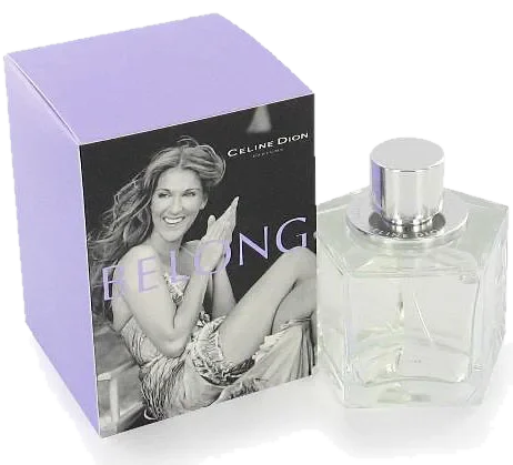 Celine Dion Belong perfume bottle