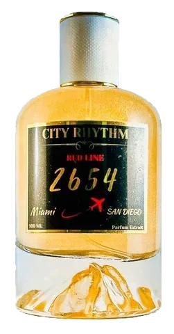 City Rhythm Red Line 2654 perfume bottle