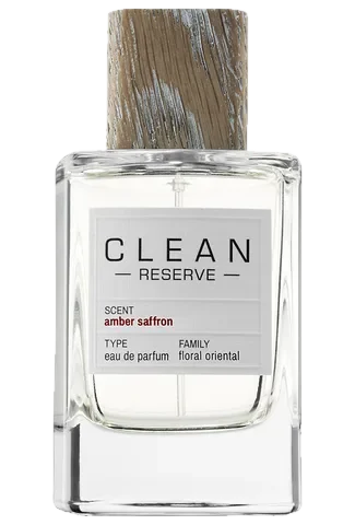 Clean Amber Saffron perfume bottle