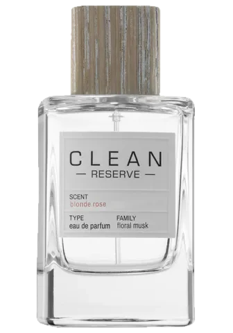 Clean Blonde Rose perfume bottle