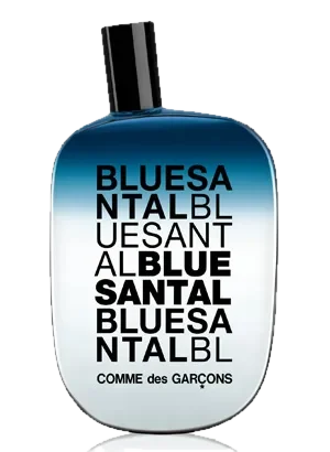 Comme des Garcons Blue Santal perfume bottle