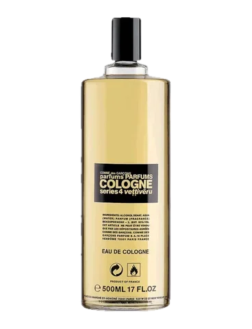 Comme des Garcons Series 4 Cologne : Vettiveru perfume bottle