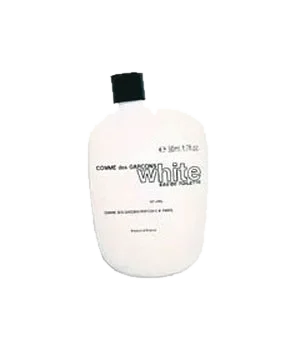 Comme des Garcons White perfume bottle