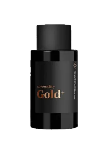 Commodity Gold + parfüm şişesi