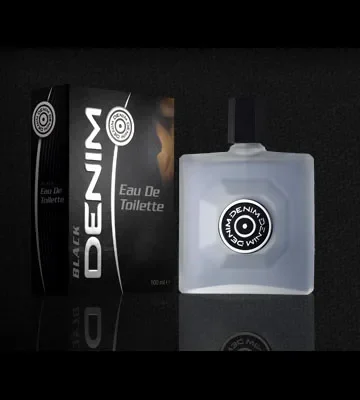 Denim Black parfüm şişesi
