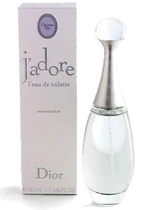 Dior J'adore Eau de Toilette 2002 parfüm şişesi