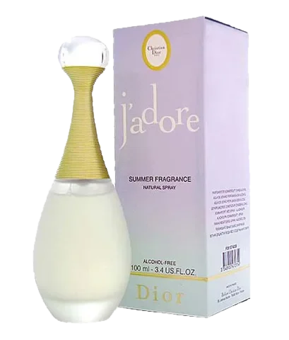 Dior J'Adore Summer Fragrance parfüm şişesi