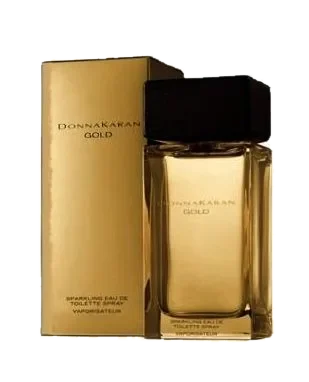 Donna Karan Gold Sparkling perfume bottle